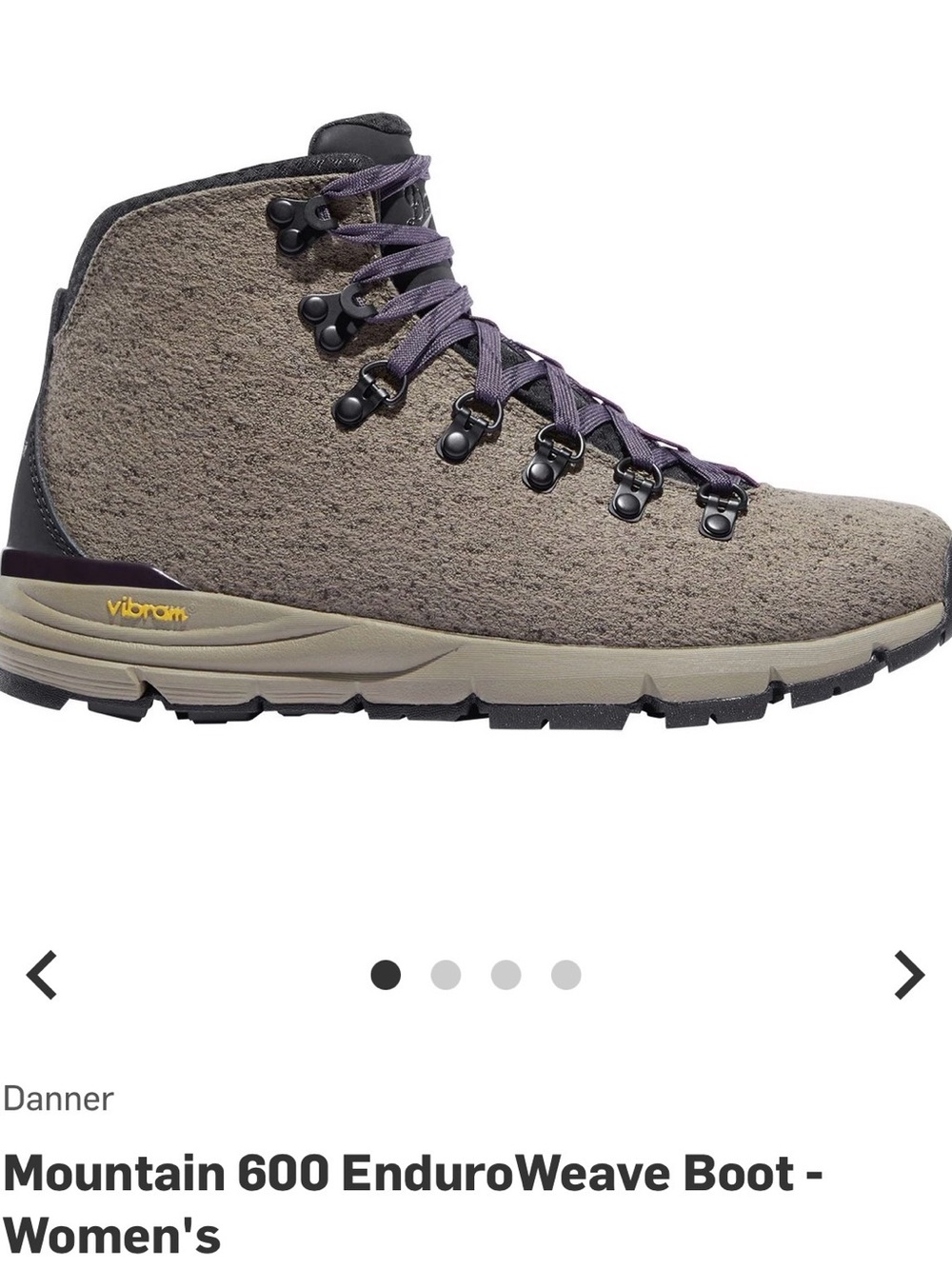 Danner Women's MOUNTAIN 600 ENDURO WEAVE BOOT SIZE 10